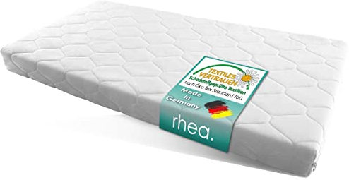 Stillerbursch Kindermatratze 80x160 Rhea H2 | Babymatratze Babybett | Wendematratze | Abnehmbarer Bezug mit Klimafaser | Bis zu 40 °C Grad waschbar | Formstabiler Komfortschaumkern | Hygienebezug