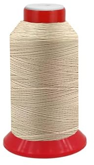 HT Leather Yarn/Saddle Yarn/Denim Yarn J20 Sewing Thread Thickness 20, 500 m (0002 - Dark Cream)