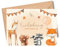 MeinBaby123® 10 Einladungskarten Kindergeburtstag Jungs und Mädchen | Geburtstagseinladungen für Kinder | Wald Tiere | inkl. 10 Briefumschläge | Premium Qualität (Süße Tiere V1)