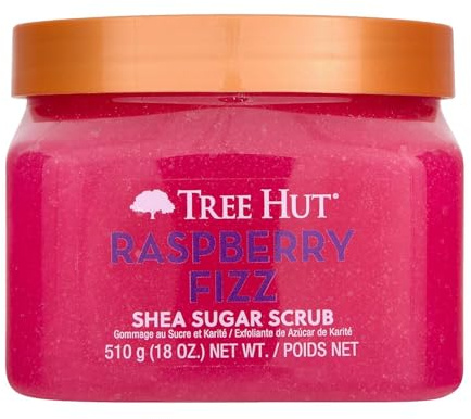Tree Hut Body Scrub, Raspberry Fizz, 18 Oz