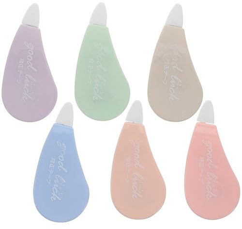BESPORTBLE 6 Pièces Ruban Correcteur D’écriture Blanc Pas Ergonomique