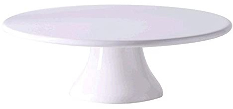 Tortenplatte auf Fuß weiß D.35/H.10,6cm GRANDE ASA-Selection, Weiss