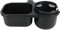 2-in-1-Universal-Kinderwagen-Snackhalter, Kinderwagen-Snacktablett, Kinderwagen-Snackfänger für Kinder, Reisen, Alltag, Schwarz