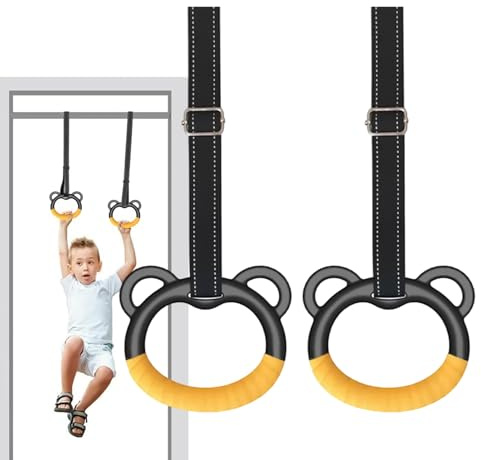 Gymnastikringar för trapetsstänger – pull-ringar, höjdförstoring