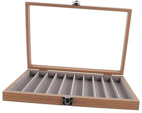 Caja Organizadora de Joyas y Collares Transparente de 10 Compartimentos