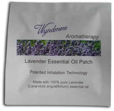 Wyndmere Lavender Aromatherapy Inhalation Patch - 1 Count - Made with 100% Pure French Lavender Essential Oil