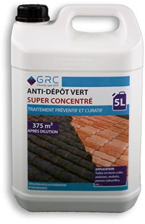 GRC- Traitement Anti-dépôt vert - Super Concentré pour 375 m² - 5L