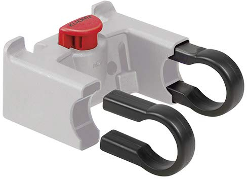 KLICKfix 0211F Ersatzschelle für Lenkeradapter an Lenker im Ø 22-26 mm, schwarz (10 Stück)