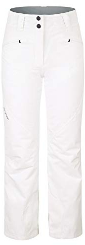 Ziener Alin Junior Pantalones de esquí para niños, Impermeables, Cortavientos, cálidos, Blanco, 104