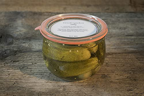 Gewürzgurken | 500g Glas | Knackige Einlegegurken mit ausgewogenen Gewürzen | Perfekt für Snacks und Beilagen