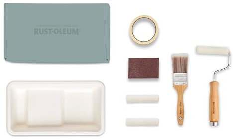 Rust-Oleum Ready to Roll - Eco Paint Kit (Small) - Kitchen Cupboard Matt Ocean Blues