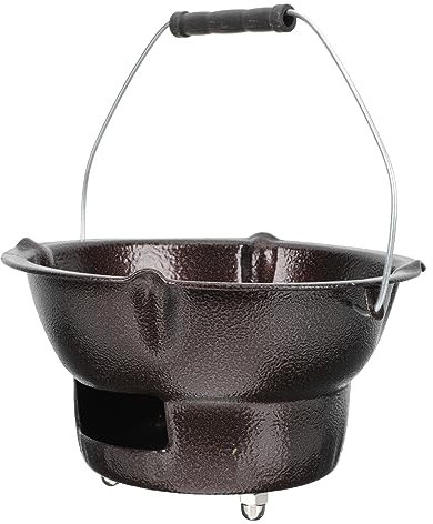 POPETPOP Estufa De Portátil para Barbacoa Exterior Hierro Fundido Robusto Cocina Compacta y Ligera para Camping y Picnic