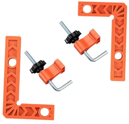 LOVIVER Abrazadera de esquina de 90 grados, abrazadera de ángulo recto, herramienta para carpintería, de posicionamiento, localizador de esquinas de, S