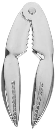 PartyKindom Pinza para Cangrejo y Langosta de Aleación Duradera Tenazas Resistentes para Mariscos y Nueces Utensilio de Cocina Práctico para Hogar y Restaurante Fácil de Limpiar Plateado