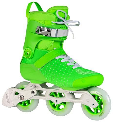Powerslide Swell Judit Pro 100 - Patines en línea para mujer, 3 x 100 mm, ruedas con rodamientos ABEC 9, Myfit Prime Liner, riel de aluminio Elite (40-41)