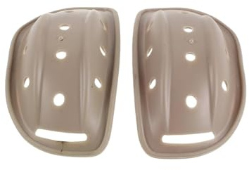 TOGEVAL Lot de 2 Mentonnières de Casque Mentonnière de Protection pour Casque de Moto Vélo Électrique et Football Garçon et Filles Coussinet Menton en Mousse Blanche pour Sport et