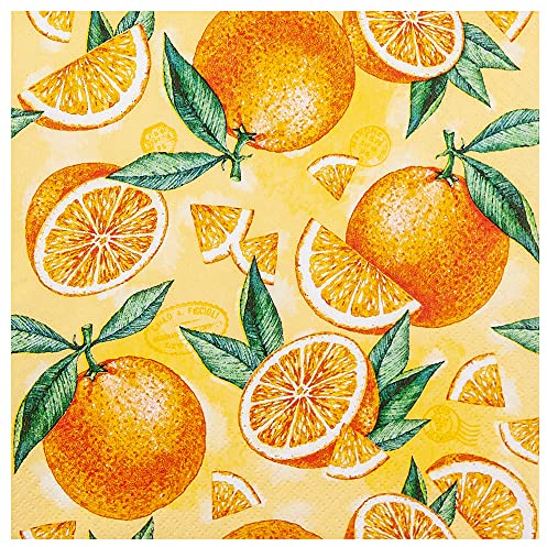 Serviette Orangen, 20 Stück