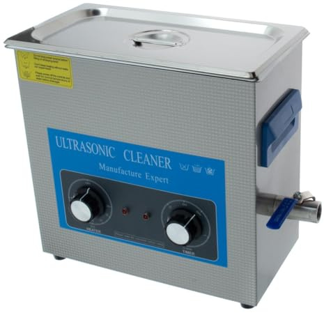 Allpax PALSSONIC Basic Ultraschallreiniger 6,5 Liter - mit Heizung - Reinigung klein- bis mittelgroßen Gegenständen wie Werkzeugteile, medizinische Instrumente etc.