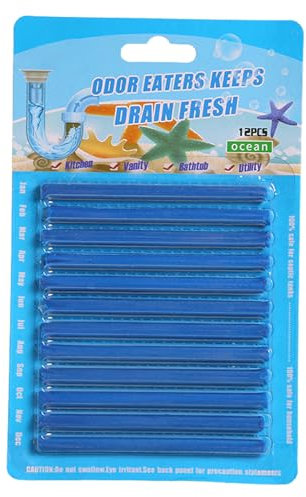 Varillas limpiadoras de drenaje, 12 barras de drenaje, removedor de obstrucciones para fregadero, barritas de limpieza de tuberías efectivas, desatascador para desatascar ducha/bañera/inodoro