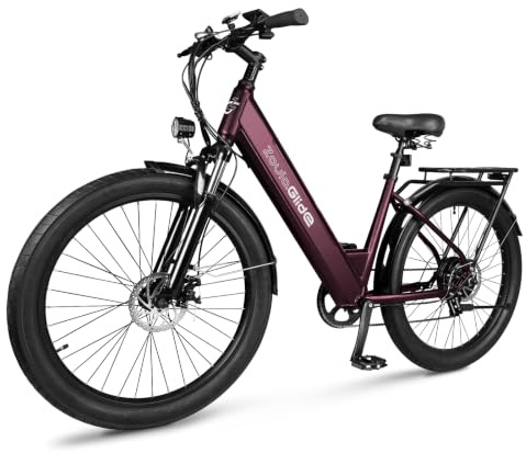 ZoulaGlide 26x3.0 Electric Bike for Women, 50 Miles Range
