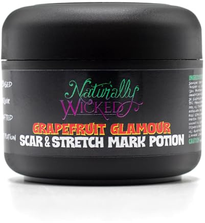 Naturally Wicked® Grapefruit Glamour Scar & Stretchmark Potion 50ml - Prevents & Diminishes With Botanicals