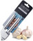 Sabatier Professional Stainless Steel Garlic Press - No Need to Peel. Strong Handle. Dishwasher Safe. Guaranteed for 25 Years. Garlic Crusher Also Works with Ginger.