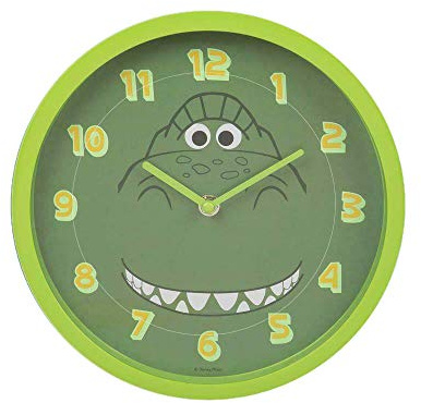 Disney Horloge murale Rex de Toy Story 4 - Horloge pour chambre d'enfant