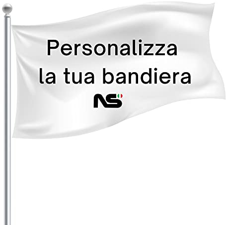 Bandiera Personalizzata cm 100x150 in Tessuto Nautico di 130gr m² | NS Bandiere