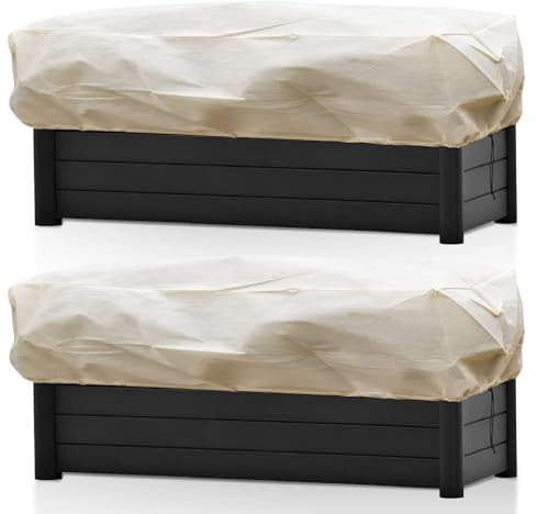 2 Pezzi Copertura Piante Inverno,Telo da Sposa per Piante 100x45x 40cm,Telo Copri Piante Antigelo,Telo Copri Piante Inverno,Telo Antigelo per Piante,Tessuto Non Tessuto per Piante (100 x 45 x 40cm)