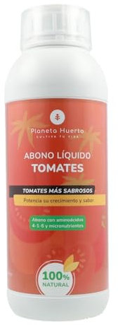 Planeta HUERTO | Abono Líquido Tomates - 1 litro | Nutrición Orgánica para Tomates
