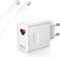 88W SuperCharge Caricabatterie Rapido per Huawei Honor 200 Lite, 2 Porte USB C con 88W PD Caricatore con Cavo Type-C 6A 1M per Honor 90, 70 Lite, Magic6, 7, 5 Lite, X8b, X9b, Mate 60