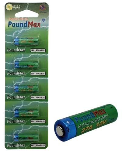 5 confezioni di batterie di sicurezza alcaline Super 27A 12v GP27A MN27 A27 Pila a bottone