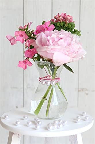 NaDeco Hyazinthenvase, Höhe ca. 14cm, Durchmesser ca. 10cm | Hyazinthenglas | Glasvase für Hyazinthe | Hydrokultur-Glas | Glas-Vase | Kleine Glasflasche | Glasvase für Ihre Hochzeitsdekoration