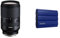 TAMRON - 18-300mm F/3.5-6.3 Di III-A VC VXD - Zoom lens for APS-C mirrorless Sony cameras - Model B061S & Samsung T7 Shield Portable SSD 2 TB - USB 3.2 Gen.2 External SSD Blue (MU-PE2T0R/EU)