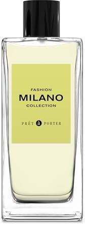 Prêt à Porter Milano Eau de Parfum pour Femme Parfum Bergamote Vanille 100 ml