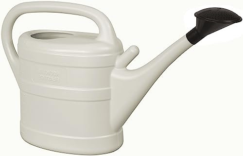 1x Gießkanne 10L HELLGRAU + 1x BILDMAGNET! Blumenkanne Kunststoff für groß & klein, Garten & Zimmerpflanzen Gießkannen Gieskanne Gieskannen Giesskanne 10 L Liter Watering Can Gieskannen10Liter