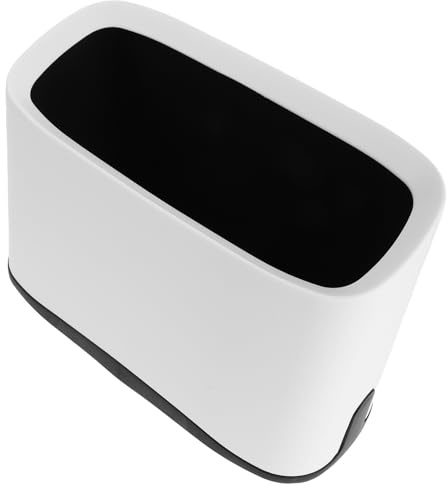 CORHAD Cat Litter Scoop Base Holder Small White Plastic Storage Stand for Litter Box Cleaning Tools Removable Design