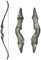 Obert Black Hunter 60 Zoll Profi Bogenschießen Takedown Recurvebogen Set 20-63lbs Rechtshand Holzbogengriff Jagdbogen für Erwachsene Sportbogen