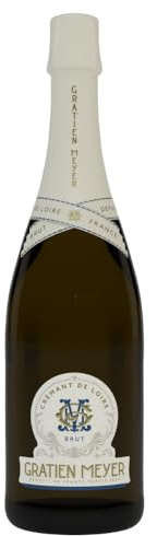Gratien & Meyer Crémant de Loire A.O.C Brut (1x0,75l) Edler französischer Schaumwein - Cremant auf Champagner Niveau - Frisch fruchtig, Traditionelle Flaschengärung