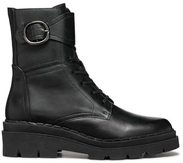 Geox Botas D Felleny BAnkle para mujer, Black, 38 EU