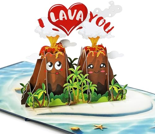 CUTPOPUP TE LAVO - Tarjeta Aniversario, 3D Tarjeta Cumpleaños, Tarjeta Felicitacion Boda, Tarjeta Regalo, Regalos Originales Para Mujer (I LAVA YOU) US8-SD207ES