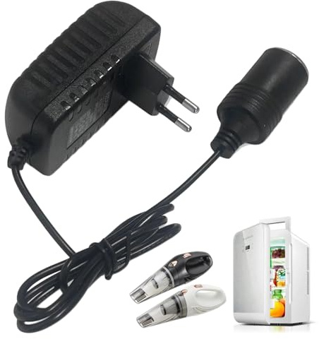 Tkxjry Adaptador para Encendedor de Cigarrillos, Convertidor Adaptador AC/DC, Adaptador de Corriente de 220 V a 12 V, Convertidor de Corriente 36W, para Nevera de Coche, Bomba de Aire, aspiradora