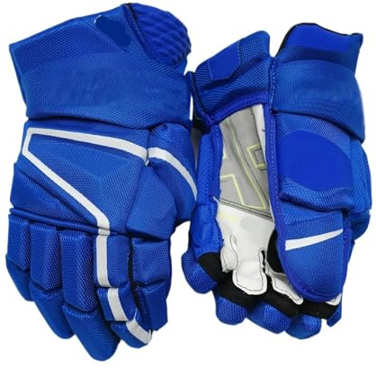 Generico [1 paio] Guanti da hockey su ghiaccio Hyperlight 14, guanto atleta professionale(1 Pairs 14 Azure)