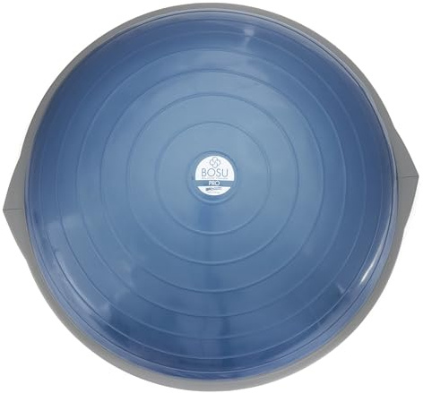 BOSU 26 Inch Pro Balance Trainer, Half Ball Multifunctional Workout Equipment – Commercial-Grade Home Gym Stability Dome for Exercise and Training with Guided Workouts and Hand Pump