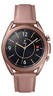 Samsung Galaxy Watch 3, Runde Bluetooth Smartwatch für Android, drehbare Lünette, Fitnessuhr, Fitness-Tracker, 41 mm, Mystic Bronze. 36 Monate Herstellergarantie (Deutche Version)[Exkl. bei Amazon]