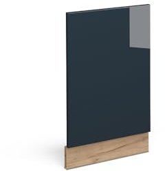 Vicco Frontblende Fame-Line, Dunkelblau Hochglanz, 45 cm ohne Arbeitsplatte