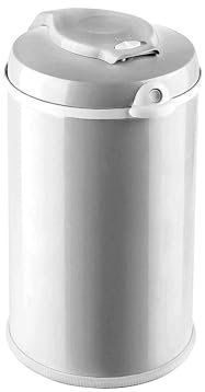 Fillikid Windeleimer Exklusiv | Windeltonne geruchlos | fasst ca. 40 Windel | gross und komfortabel 30 L | Metall mit Abdichtung | für normale Müllbeutel | keine teuren Nachfüllkassetten