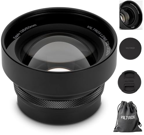 VILTROX TCL-X100 Vi Lente de conversión teleobjetivo, 1.4X Lente teleobjetivo de reconocimiento automático para Fuji Fujifilm cámaras X100VI, X100V, X100F, X100S, X100