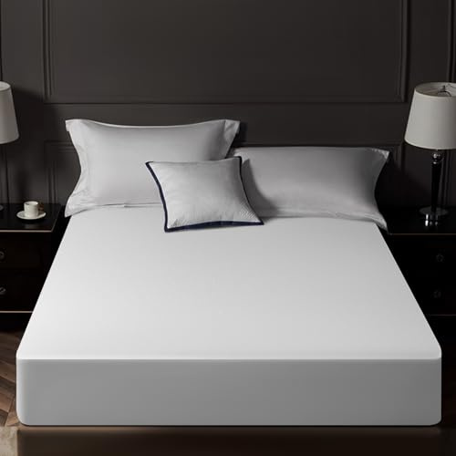 King Mattress Protector Tencel Luxury 100% Waterproof Mattress Protector,Silky Soft & Breathable,Cooling Mattress Pad Cover Fitted 18 Deep Pocket Noiseless,78x80