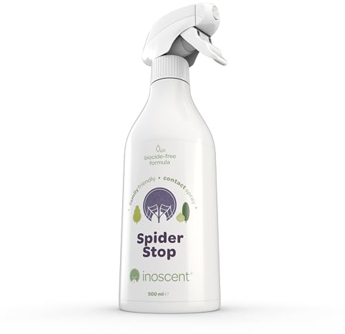 Inoscent Stop Ragni 500 ml | Spray senza biocidi | Efficace al contatto contro ragni | Per interni ed esterni | Inodore e antimacchia | Sicuro per ambienti con bambini e animali